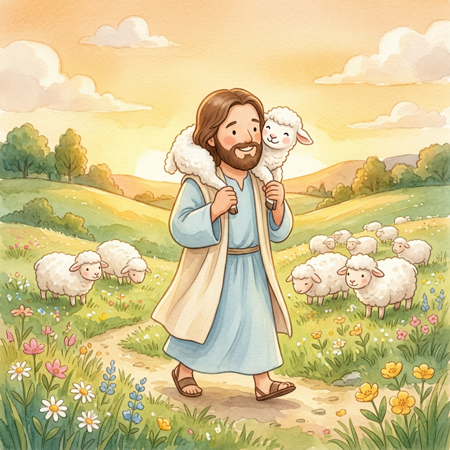 O pastor e a ovelhinha